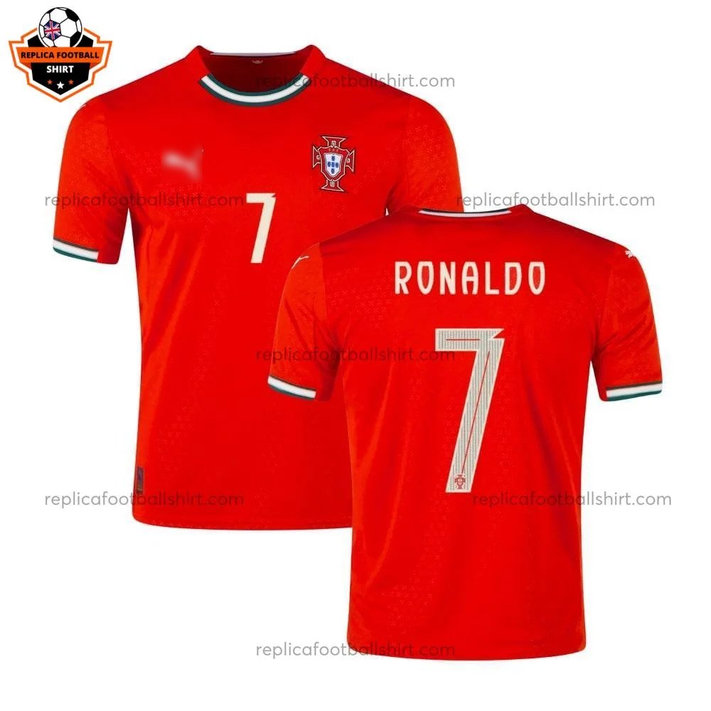 Portugal RONALDO 7 Home Men Replica Football Shirt 2025/26 - Over view - Blur