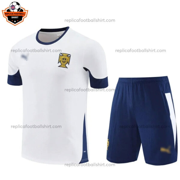 Portugal White Pre Match Kid Replica Football Kit 2025