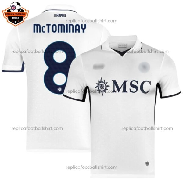 SSC Napoli Away Adult Replica Football Shirt 2024/25 McTOMINAY 8 Printed