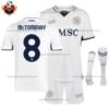 SSC Napoli Away Kid Replica Football Kit 2024/25 McTOMINAY 8 Printed - Over view - BLur