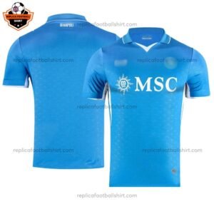 SSC Napoli Home Adult Replica Football Shirt 2024/25 - Over view- Blur