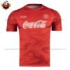 SSC Napoli Pre Match Adult Replica Football Shirt 2024/25 - Front view - Blur