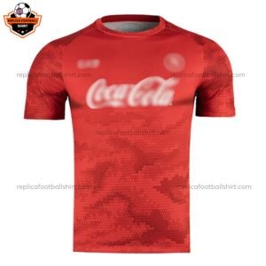 SSC Napoli Pre Match Adult Replica Football Shirt 2024/25 - Front view - Blur