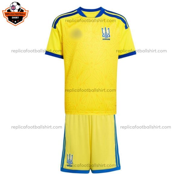 Ukraine World Cup 2026 Home Kid Replica Football Kit