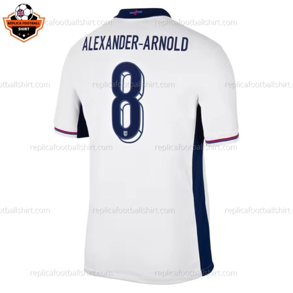 England Home Men Replica Football Shirt 2024 ALEXANDER-ARNOLD 8 Printed