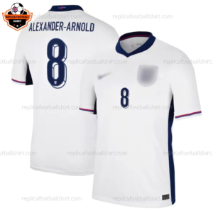 England Home Men Replica Football Shirt 2024 ALEXANDER-ARNOLD 8 Printed