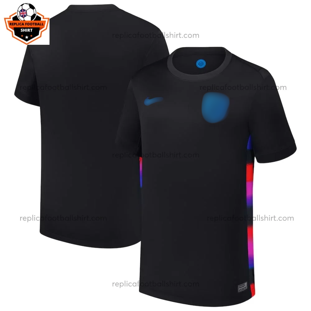 England Away Men Replica Football Shirt 2025/26 - Over view - Blur