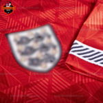 Retro England Away Red Men Replica Football Shirt 1990