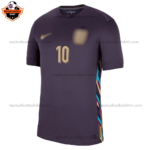 England Away Men Replica Football Shirt 2024 BELLINGHAM 10 Printed