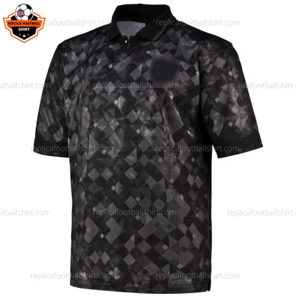 Retro England Black Special Men Replica Football Shirt 1990