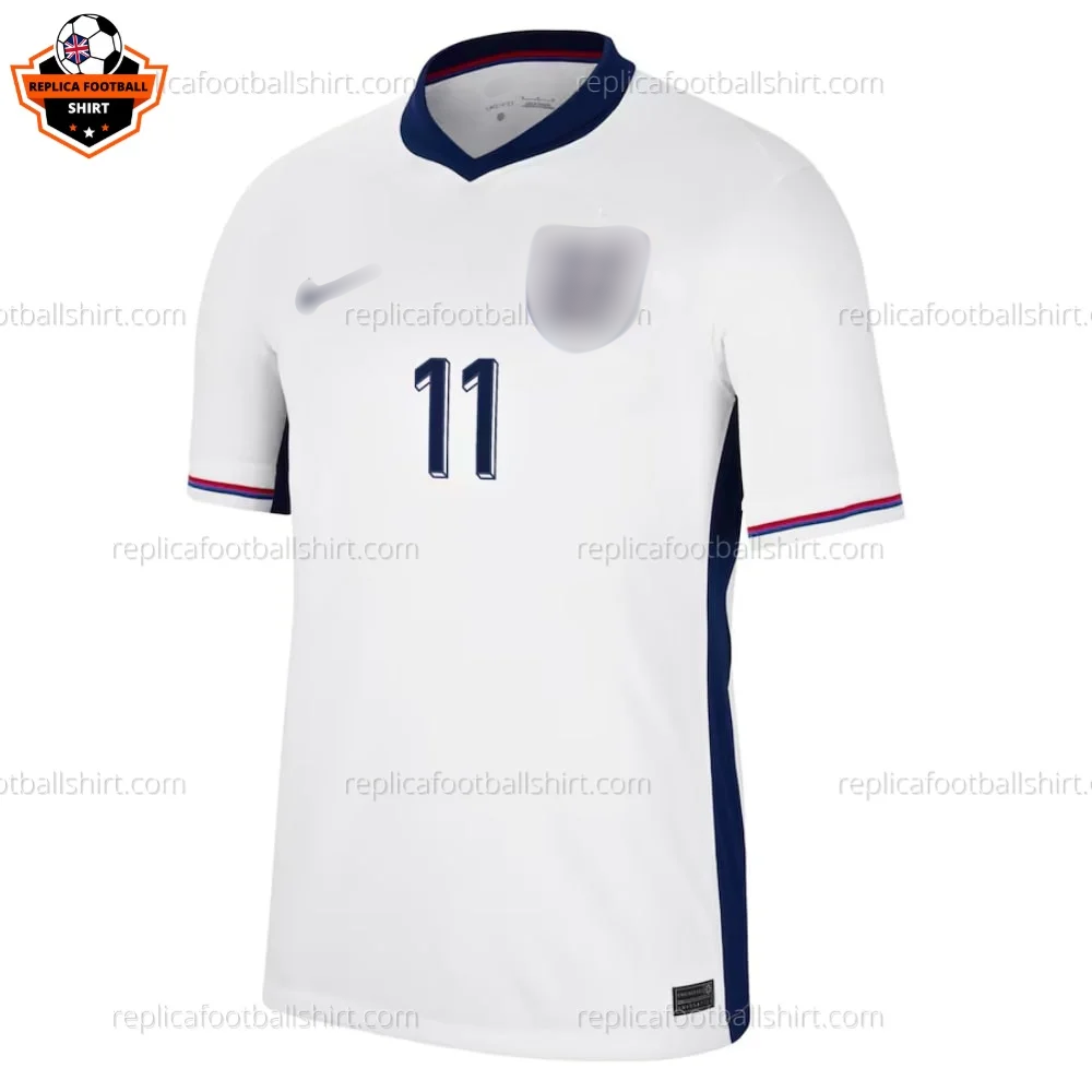 England Home Men Replica Football Shirt 2024 FODEN 11 Printed - Front view - Blur
