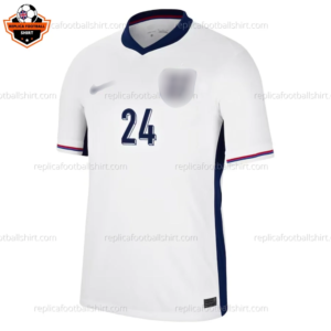 England Home Men Replica Football Shirt 2024 PALMER 24 Printed - Front view - Blur