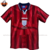 Retro England Away Replica Football Shirt 1998 - Front view - Blur