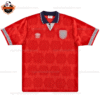 Retro England Away Replica Football Shirt 1990 - front view - blur