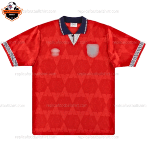Retro England Away Replica Football Shirt 1990 - front view - blur