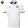 Retro England Home Replica Football Shirt 1990 - front view - blur