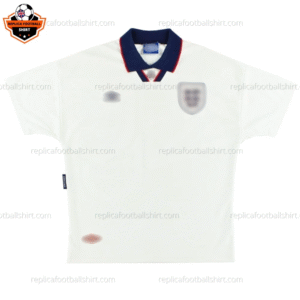 Retro England Home Replica Football Shirt 1994 - front view - blur