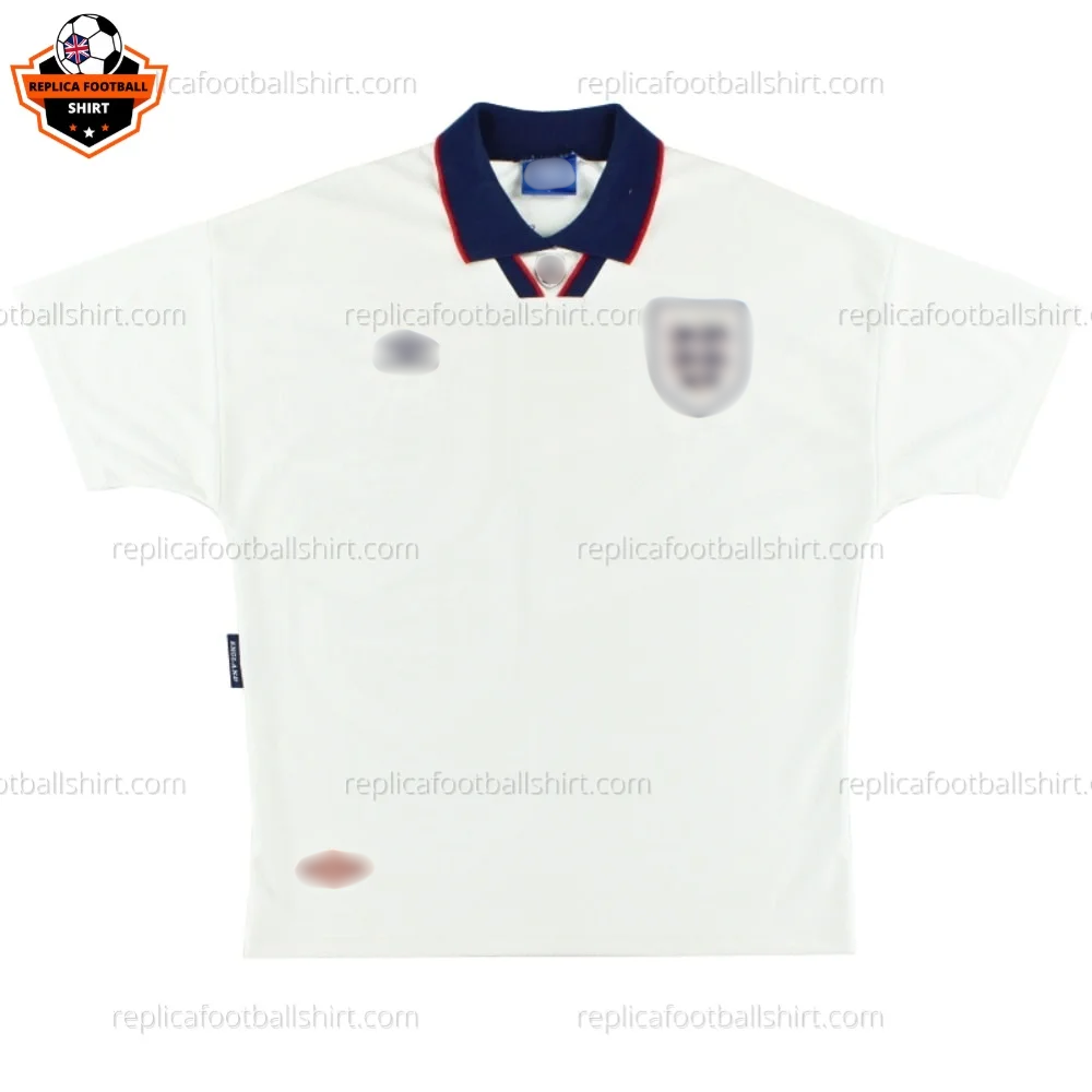 Retro England Home Replica Football Shirt 1994 - front view - blur