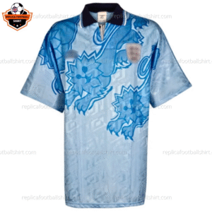 Retro England Third Replica Football Shirt 1992 - front view - blur