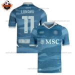 SSC Napoli Limited Edition Men Replica Football Shirt 2024/25 LUKAKU 11 Printed