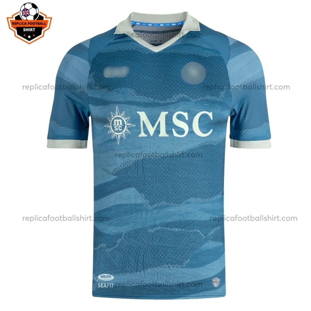 SSC Napoli Limited Edition Men Replica Football Shirt 2024/25 - front view - blur