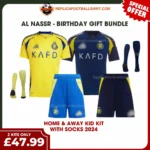 Al Nassr 2024/25 Gift Bundle – Home and Away Fan-Version Kids Football Kits