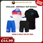 England Gift Bundle – Home and Away Fan-Version Kids Football Kits