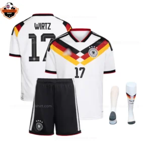 Germany WIRTZ 17 World Cup 2026 Home Kid Replica Football Kit