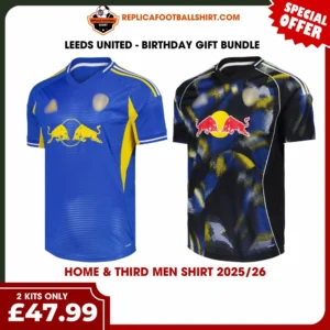 Leeds United 2025/26 Gift Bundle – Away and Third Fan-Version Men Football Shirts