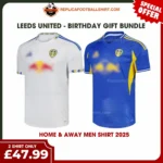 Leeds United 2025/26 Gift Bundle – Home and Away Fan-Version Men Football Shirts