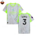 Manchester City Third Men Replica Football Shirt 25/26 RÚBEN 3 Printed