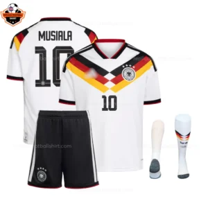 Germany World Cup 2026 MUSIALA 10 Home Kid Replica Football Kit