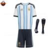 Argentina Home White For Men and Kid Replica Football Kit 2026 - Front view