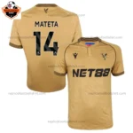Crystal Palace MATETA 14 Away Men Replica Football Shirt 2025/26