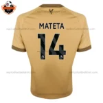 Crystal Palace MATETA 14 Away Men Replica Football Shirt 2025/26