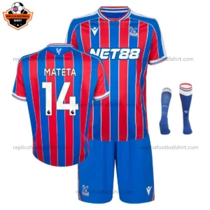 Crystal Palace MATETA 14 Home Kid Replica Football Kit 2025/26