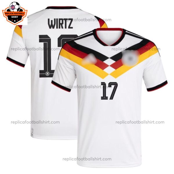 Germany WIRTZ 17 World Cup 2026 Home Men Replica Football Shirt