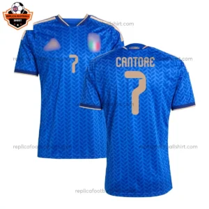 Italy World Cup 2026 CANTORE 7 Home Women Replica Football Shirt