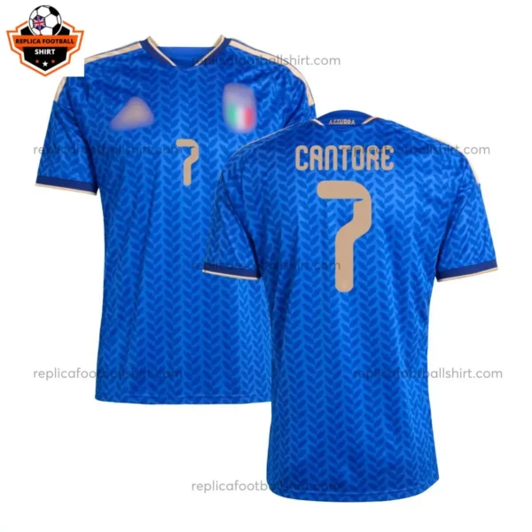 Italy World Cup 2026 CANTORE 7 Home Women Replica Football Shirt