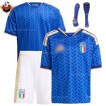 Italy World Cup 2026 Home For Men and Kid Replica Football Kit