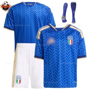 Italy World Cup 2026 Home For Men and Kid Replica Football Kit