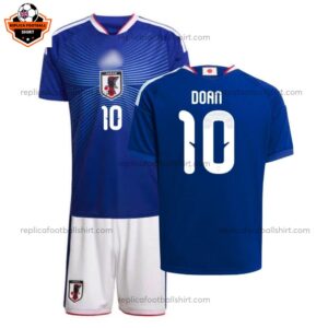 Japan World Cup 2026 DOAN 10 Home Kid Replica Football Kit