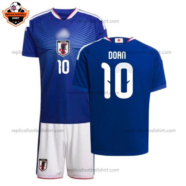 Japan World Cup 2026 DOAN 10 Home Kid Replica Football Kit