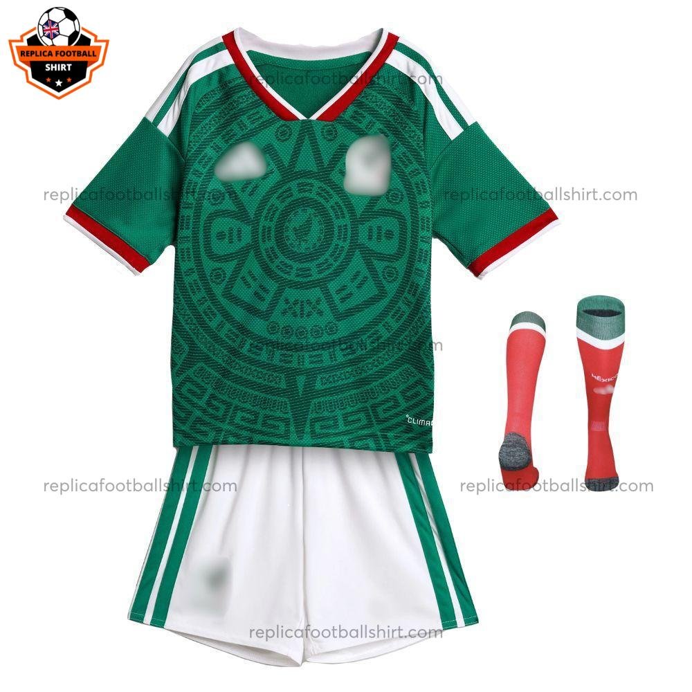 Mexico Home Kid Replica Football Kit 2025/26 - Over view