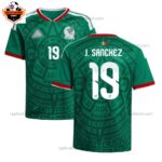 Mexico World Cup 2026 J.SANCHEZ 19 Home Men Replica Football Shirt