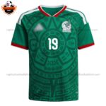 Mexico World Cup 2026 J.SANCHEZ 19 Home Men Replica Football Shirt