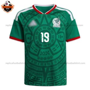 Mexico J.SANCHEZ 19 Home Men Replica Shirt 2026 - Front view