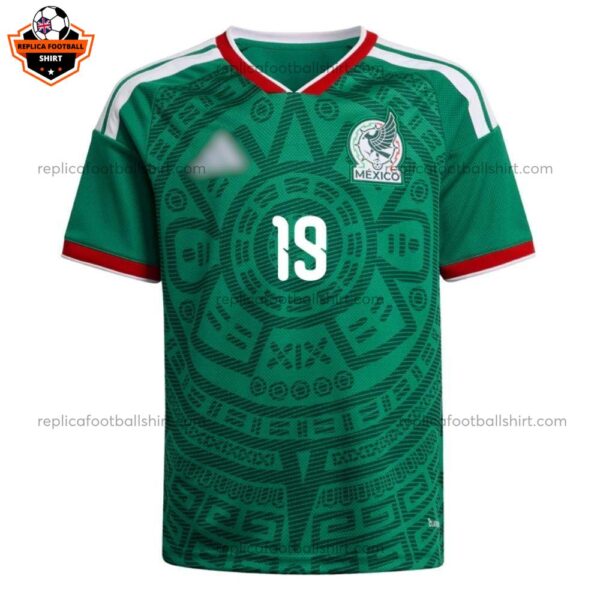 Mexico World Cup 2026 J.SANCHEZ 19 Home Men Replica Football Shirt
