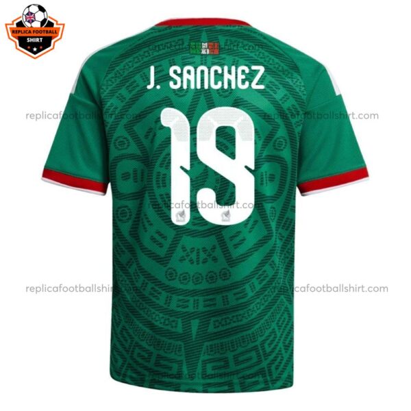 Mexico World Cup 2026 J.SANCHEZ 19 Home Men Replica Football Shirt