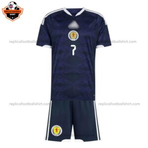 Scotland MCGINN 7 Home Kid Replica Kit 2026 - Front view